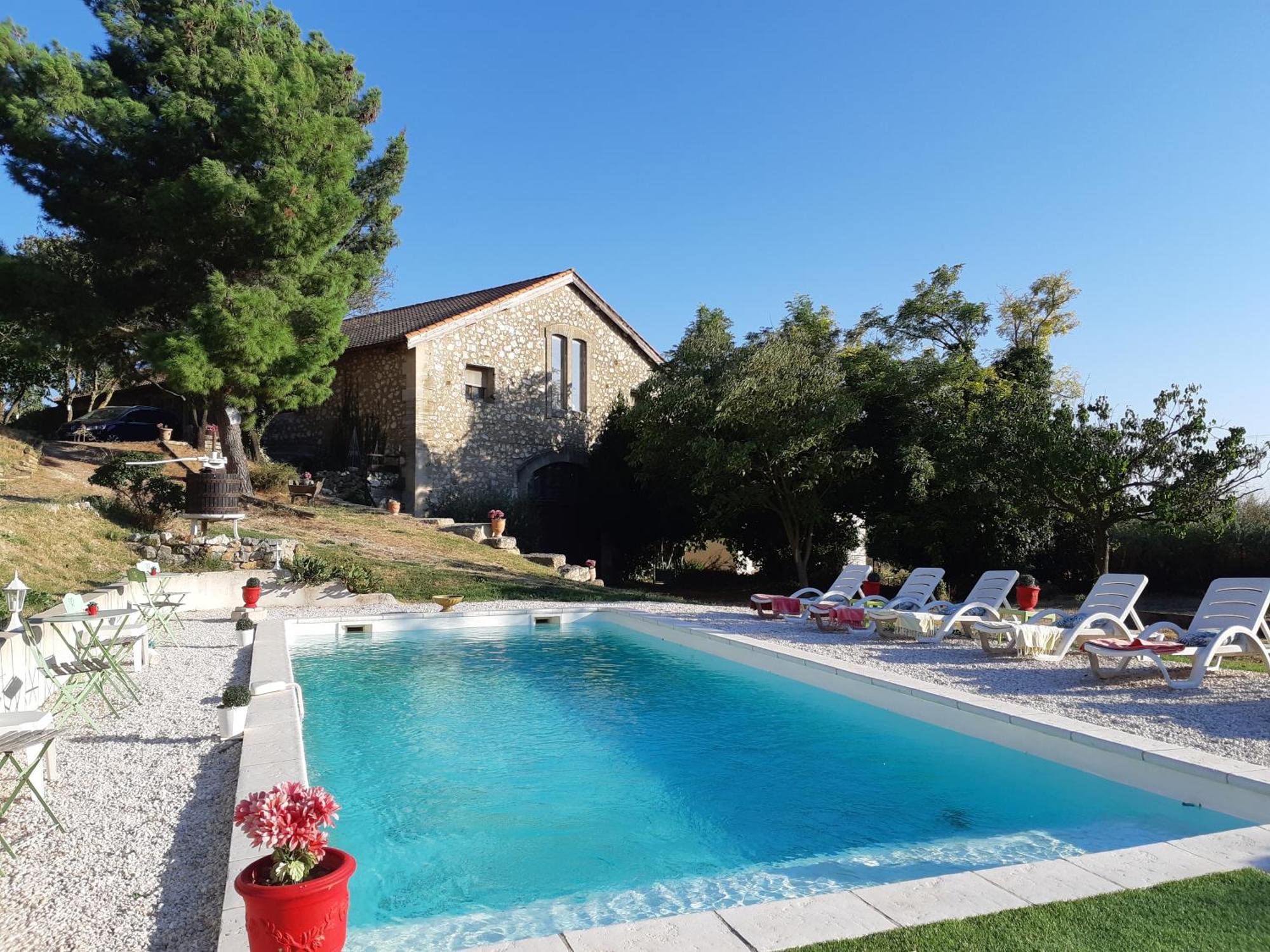 Bed and Breakfast Chez Geraldine Montels  Exterior foto